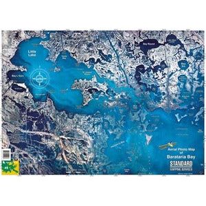 LAMINATED FISHING MAP