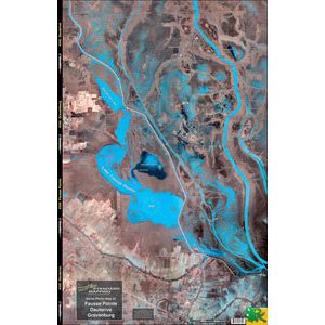 LAMINATED FISHING MAP