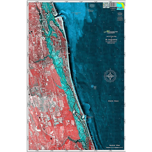 LAMINATED FISHING MAP